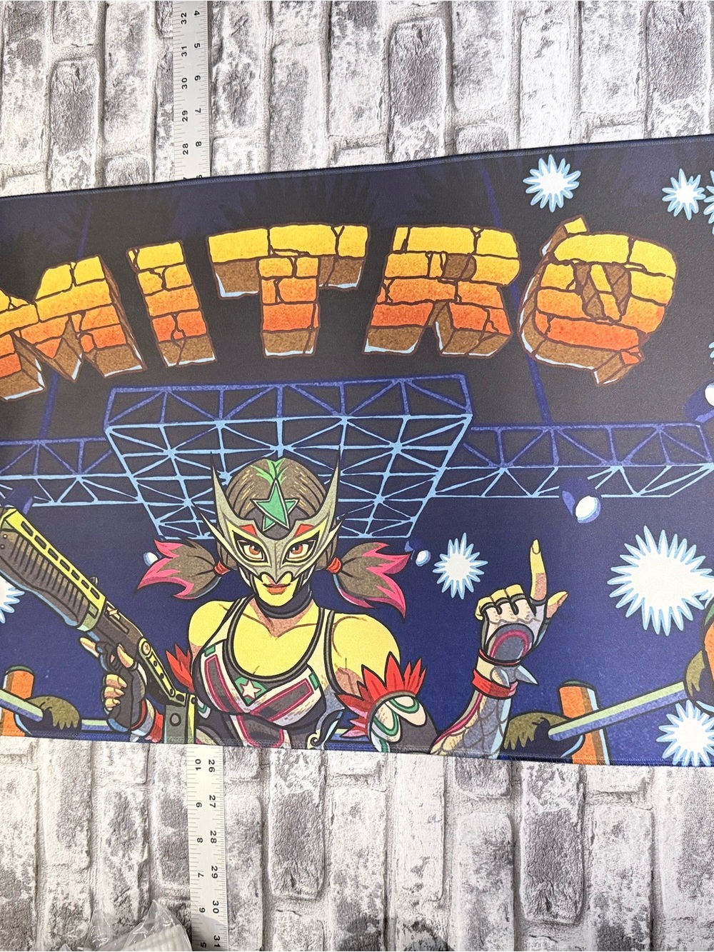 Fortnite Midas "MITRO" Pictorial Mouse Pad, Multicolor Gaming Desk Mat